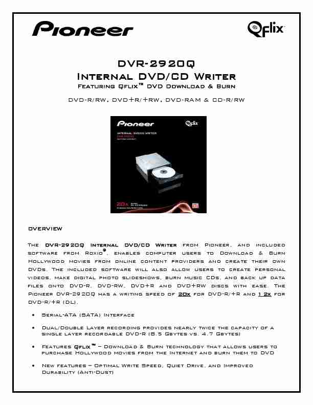 Pioneer DVD VCR Combo DVR-2920Q-page_pdf